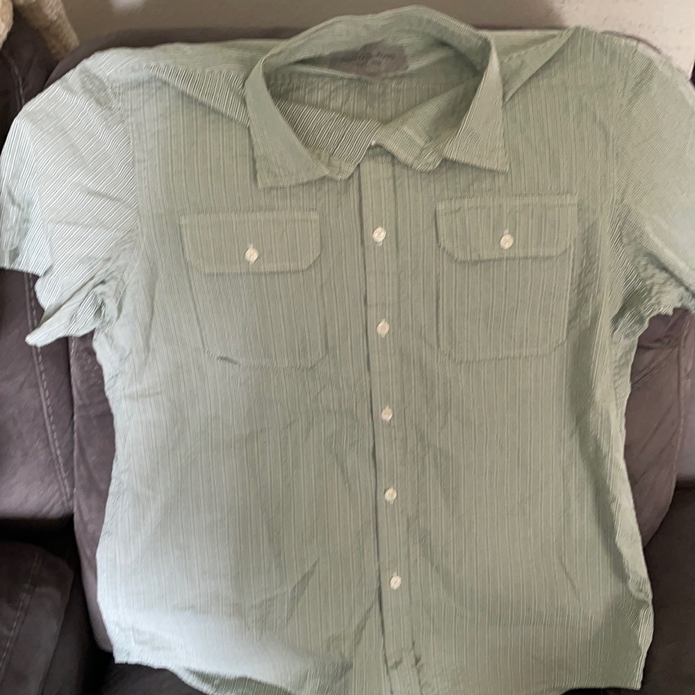 Michael Kors short sleeve 100% cotton button down